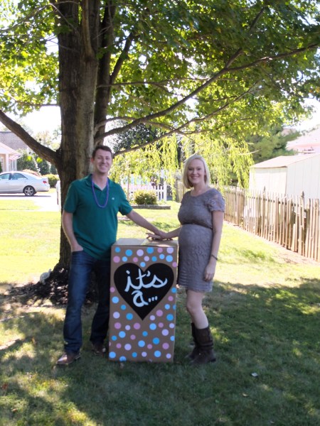 Moments before the big reveal