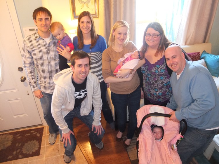 Maddie & Wes, Ella, Lauren, Brian, Mommy, Maria, Billy and Aubrey